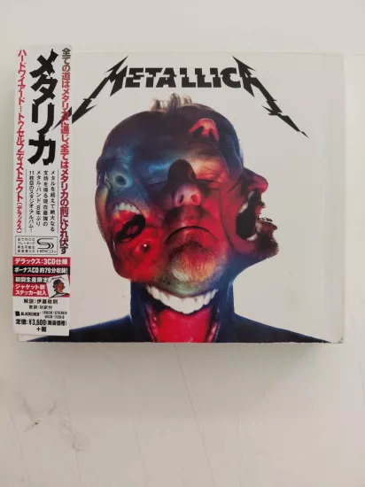 Metallica – Hardwired...To Self-Destruct – 2016 Japonya  Basım - 3xCD Albüm-  Deluxe Edition /Obili
