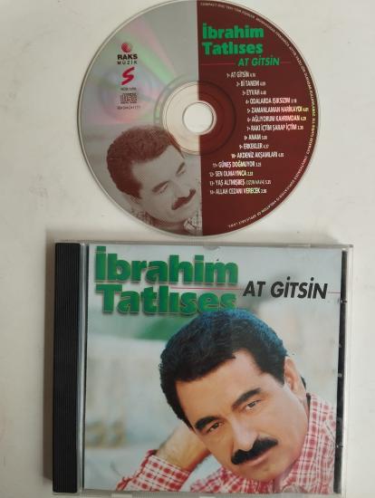 İbrahim Tatlıses ‎– At Gitsin -  1998 Türkiye Basım - 2. El CD Albüm