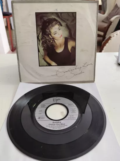 Sandra –  Everlasting Love - 1987  Almanya Basım 45lik Plak