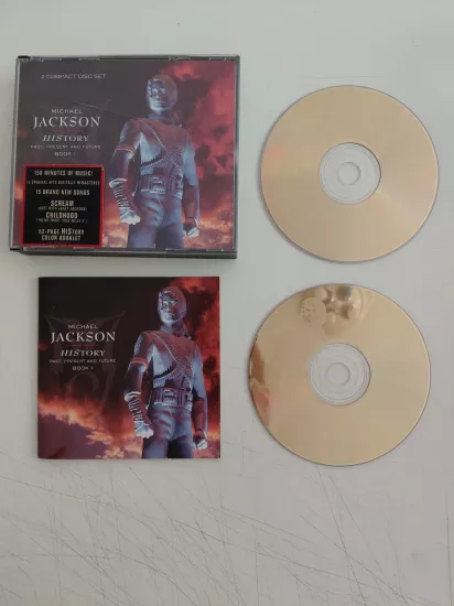 Michael Jackson – HIStory - Past, Present And Future - Book I  - 1995 USA Basım - 2xCD  Albüm