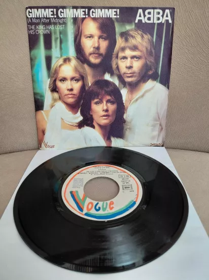 ABBA  –  Gimme! Gimme! Gimme  - 1979  Fransa Basım 45’lik  Plak