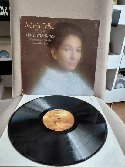 Callas  – Portrays Verdi Heroines - USA Basım Albüm LP Plak
