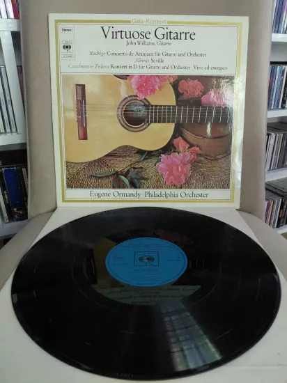 John Williams / Eugene Ormandy  – Virtuose Gitarre; John Williams, Gitarre (Concierto De Aranjuez) - 1971 Hollanda Basım Albüm LP Plak