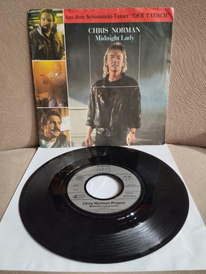 Chris Norman – Midnight Lady -  1986  Almanya Basım 45 lik Plak