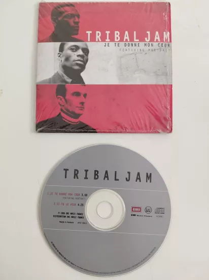 Tribal Jam Featuring Portrait – Je Te Donne Mon Cœur - 1996  Fransa Basım - CD Single