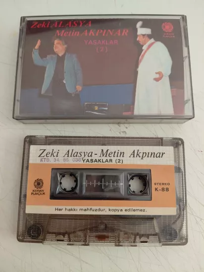 Zeki Alasya, Metin Akpınar – Yasaklar 2 -  Türkiye Basım  Kaset