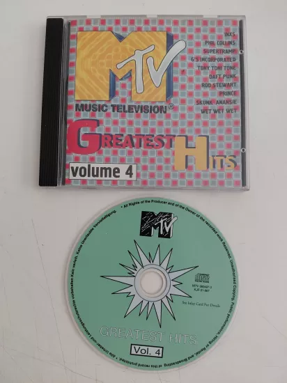 MTV Greatest Hits Vol 4  (INXS , Supertramp..)  - Avrupa  Basım - CD Albüm