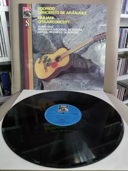Rodrigo / Giuliani  – Concierto De Aranjuez /  Gitaarconcert - Hollanda Dönem Basım Albüm LP Plak