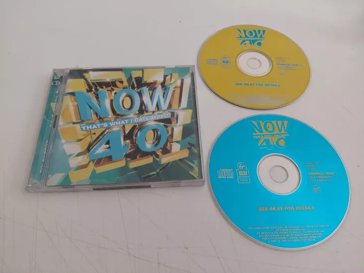 Now That’s What I Call Music! 40 (Boyzone ,Massive Attack... )  - 2000 Avrupa Basım - 2xCD Albüm