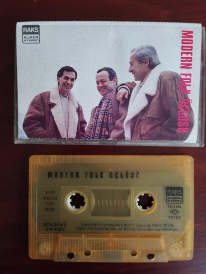 Modern Folk Üçlüsü  - 1992  Türkiye Basım  Kaset Albüm