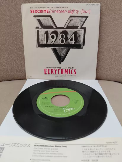 Eurythmics ‎ –  Sexcrime (Nineteen Eighty Four) - 1985 Japonya Basım 45’lik Plak