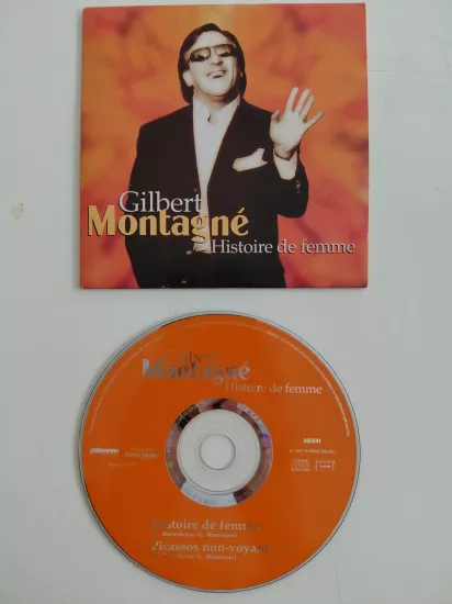 Gilbert Montagné – Histoire De Femme - 1997  Fransa Basım - CD Single