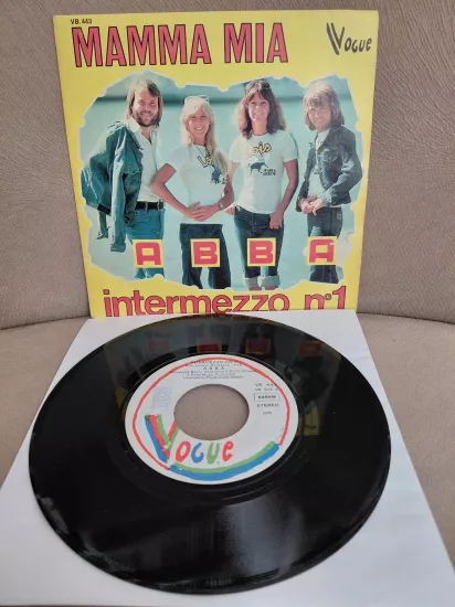 ABBA  –  Mamma Mia - 1975  Almanya Basım 45’lik  Plak