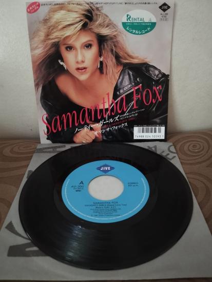Samantha Fox  ‎– Naughty Girls (Need Love Too)  - 1988 Japonya  Basım 45lik Plak