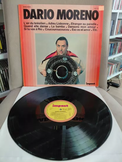 Dario Moreno  –  Dario Moreno - Fransa Dönem Basım Albüm - LP Plak