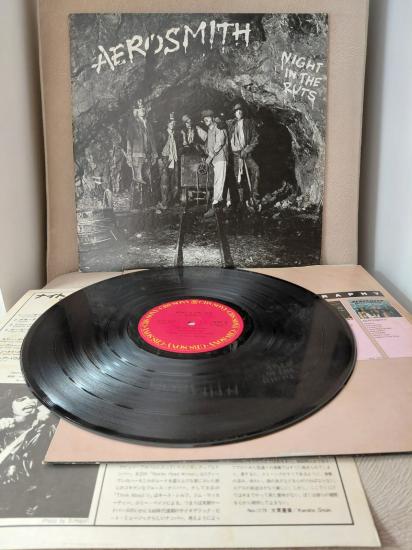 Aerosmith –  Night In The Ruts  - 1979 Japonya Basım LP Plak Albüm