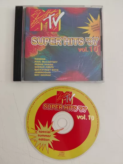 MTV Super Hits ’97 Vol. 10 (Special Summer Edition)  - 1997 Avrupa  Basım - CD Albüm