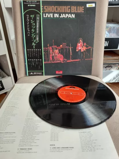 The Shocking Blue  – Live In Japan - 1971 Japonya  Basım LP Plak- Obi’li