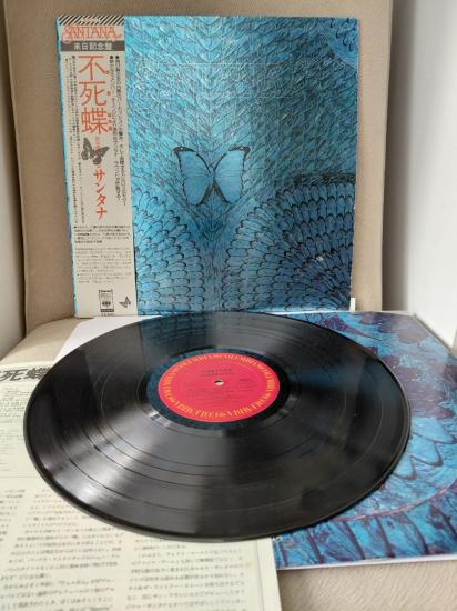 Santana  –  Borboletta  - 1974 Japonya Basım LP Plak Albüm - Obi’li