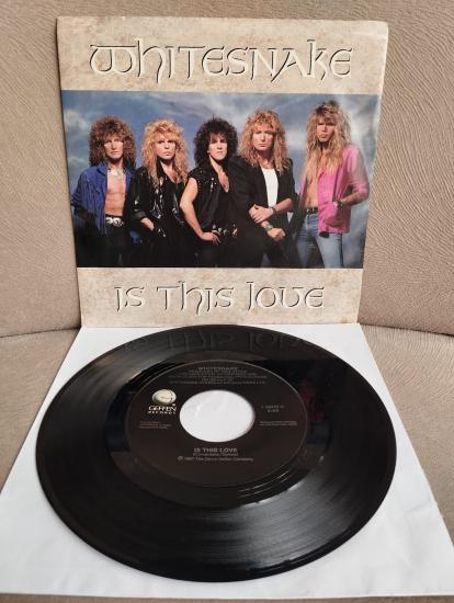 WHITESNAKE - Is This Love  - 1987 USA Basım 45 Lik Plak- 2. El