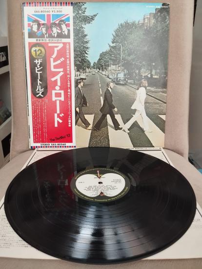 The Beatles – Abbey Road - 1976  Japonya Basım Albüm - 33 lük LP Plak Albüm - Obi’li