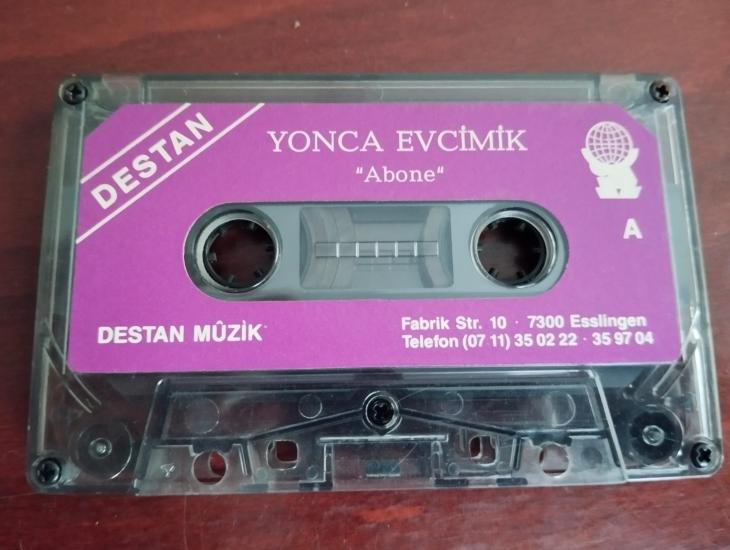 Yonca Evcimik  ‎–  Abone  - 1991 Almanya Basım Kaset / Destan - Kapaksız