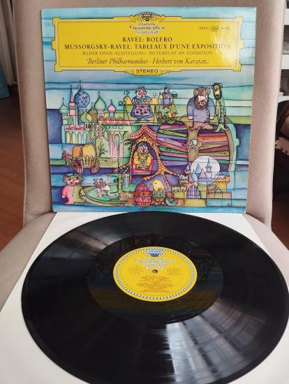 RAVEL : BOLERO  / Tableaux D’une Exposition - 1966  Almanya Basım Albüm - 33 lük LP Plak