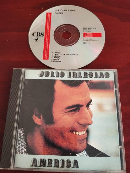 Julio Iglesias – America  - 1986  Avrupa  Basım CD  Albüm