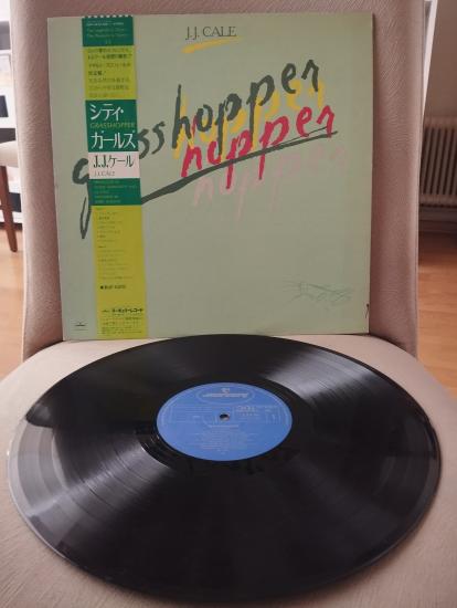 J.J. Cale ‎–  Grasshopper  - 1982 Japonya  Basım LP Plak -Obi’li