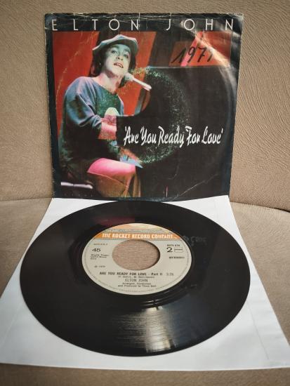 Elton John ‎– Are You Ready For Love - 1979 Hollanda Basım 45 lik Plak