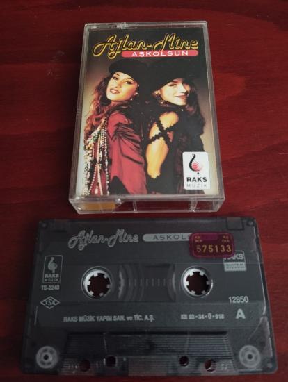 Ajlan  - Mine  –  Aşkolsun - 1993  Türkiye Basım Kaset Albüm