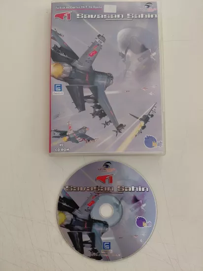 Savaşan Şahin  ( Türkiye’de Yapılan İlk F16 Oyunu )  -  PC CD-ROM Oyun