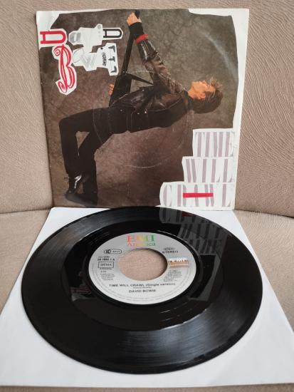 David Bowie –  Time Will Crawl  - 1987 Avrupa Basım 45 lik Plak