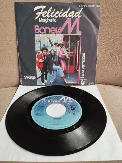 BONEY M - Felicidad/ Margherita 1980 Almanya Basım 45lik Plak