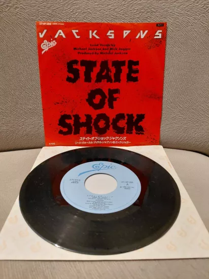 Jacksons  –  State Of Shock  - 1984  Japonya  Basım 45lik Plak