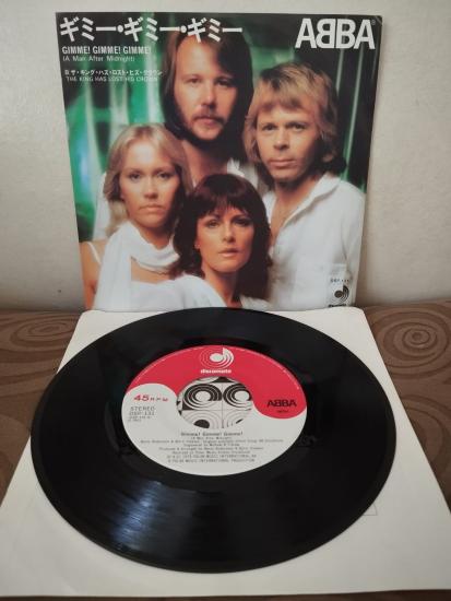 ABBA - Gimme! Gimme! Gimme! ( A Man After Midnight ) - Japonya 1979 Basım 45lik Plak