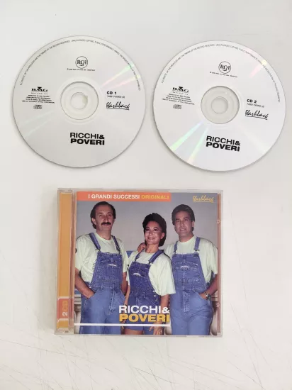 Ricchi & Poveri  – I Grandi Successi Originali – 2000 İtalya Basım - 2xCD Albüm