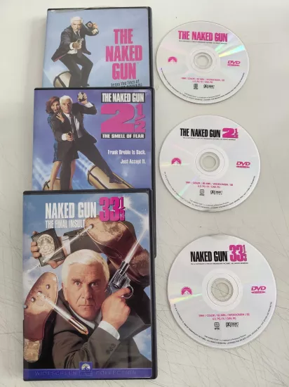 The Naked Gun 1-2-3 (Çıplak Silah Seti) - 3xDVD Film /1. Bölge-Türkçe altyazı yoktur.