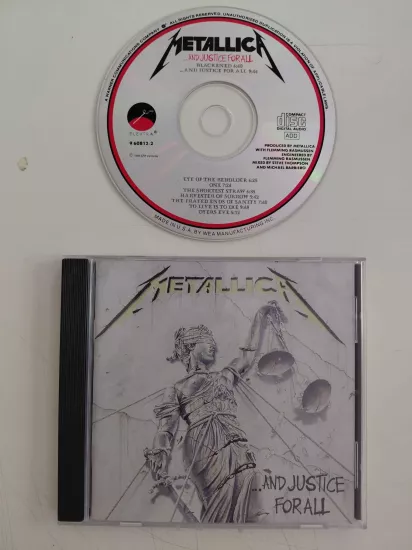 Metallica  – ...And Justice For All - 1988  USA  Basım -  CD  Albüm