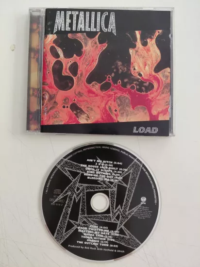 Metallica   – Load - 1996  Avrupa  Basım -  CD  Albüm