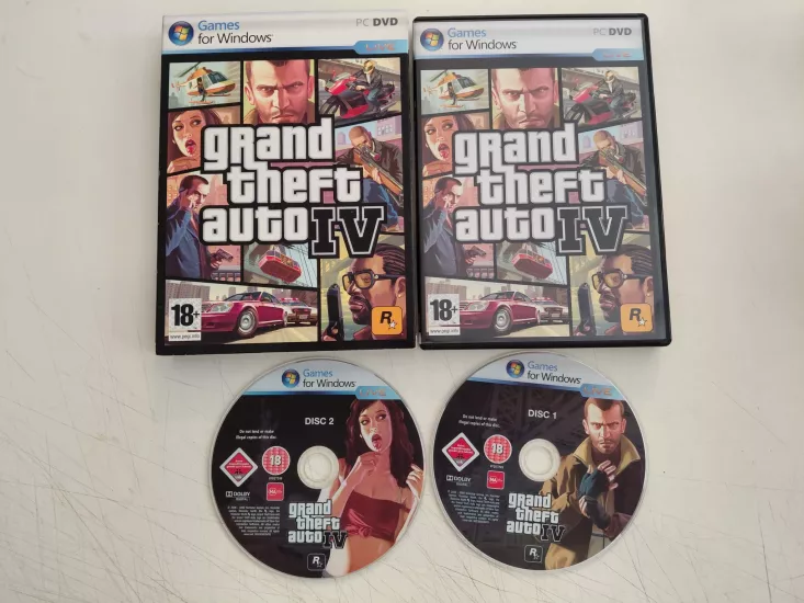 Grand Theft Auto 4  -  PC  2xDVD-ROM Oyun