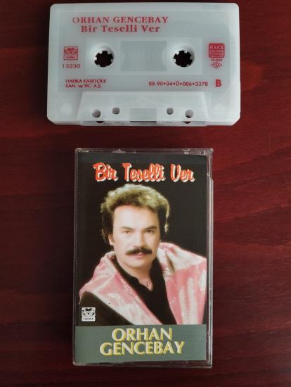 Orhan Gencebay – Bir Teselli Ver -  1990 Türkiye Basım Kaset Albüm/ Harika Kasetçilik