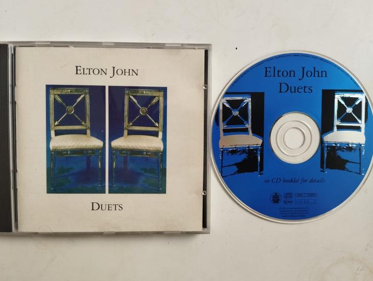 Elton John – Duets - 1993 Avrupa Basım - 2. El  CD Albüm