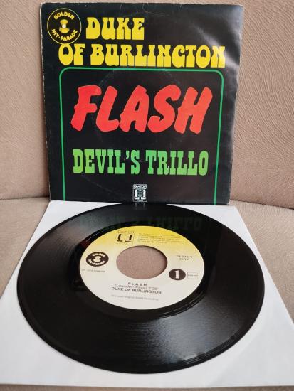 DUKE OF BURLINGTON - Flash / Devil’s Trillo -  1978 Belçika  Basım 45’LİK PLAK