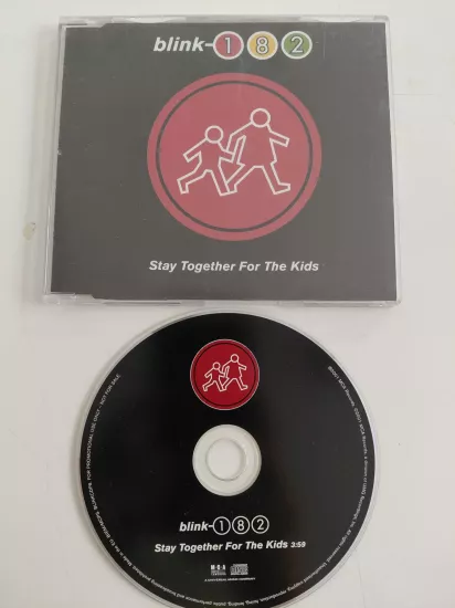Blink-182  ‎– Stay Together For The Kids - 2001  Avrupa Basım -  CD, Single, Promo