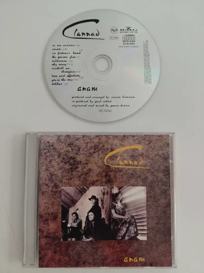 Clannad  –  Anam  - 1990  Avrupa Basım - CD Albüm