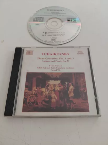 Tchaikovsky - Piano Concertos Nos. 1 And 3 / Andante And Finale, Op. 79 – 1996  Avrupa Basım - CD Albüm
