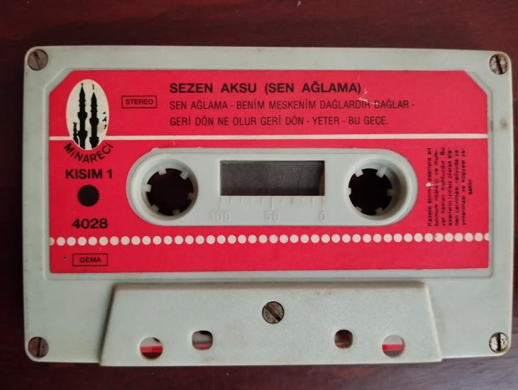 Sezen Aksu –  Sen Ağlama -  Almanya Basım  Kaset / Minareci (Gema) - Kapaksız