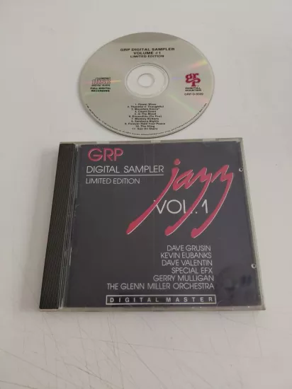 GRP Digital Sampler Limited Edition Jazz Volume #1  -  1985 USA Basım CD Albüm