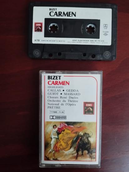 BIZET - CARMEN - 1989 Türkiye Basım 2. El Kaset Albüm